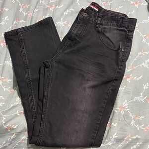 Tommy Hilfiger Black Faded Slim Jeans for Kids
